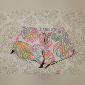 Junior's Lilly Pulitzer Pink and Green Shorts